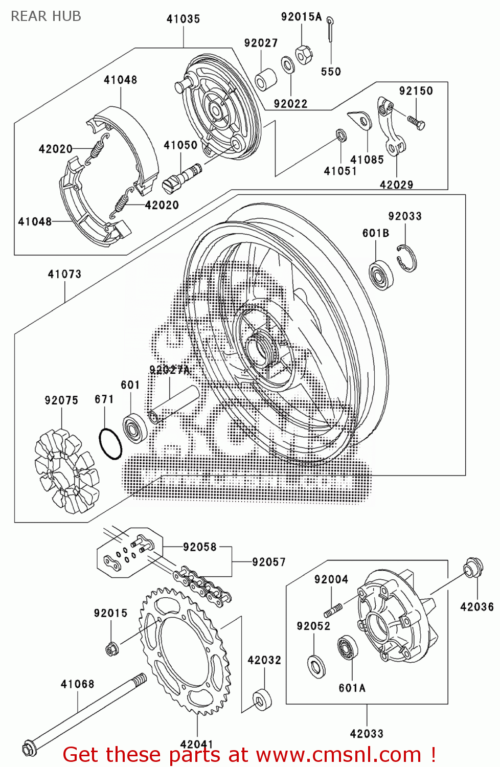 920570050 Chain,drive,ek520mvxl Kawasaki buy the 920570050 at CMSNL