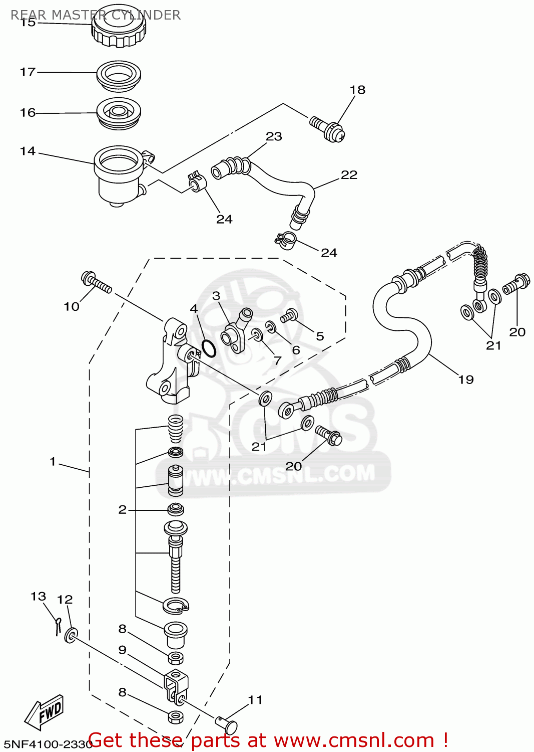3GDW004250 Cylinder Kit, Master Yamaha buy the 3GDW004250 at CMSNL