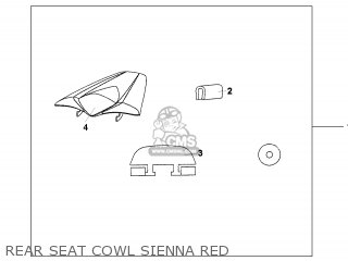 Seat Cowl Sienna Red photo