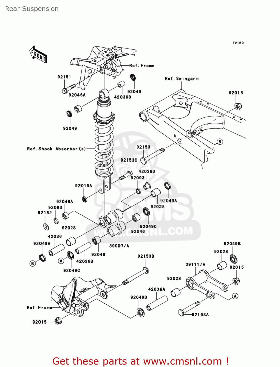 391110060458: Rod-tie,suspension,p. Kawasaki - Buy The 39111-0060-458 