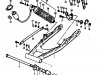 Small Image Of Rear Swinging Arm rm125b