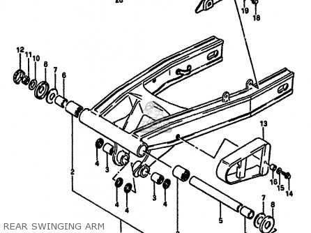 6121127A01: Shaft,rear Swing Arm Suzuki - Buy The 61211-27A01 At CMSNL