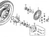 Small Image Of Rear Wheel Cb650 80-82