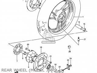 Wheel, Rear (mt3.00x17) photo