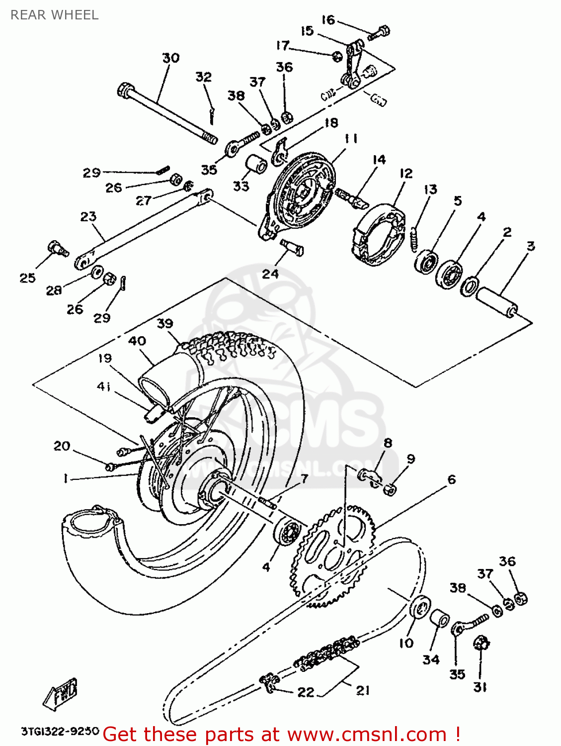 9413018686: Tire (5j0) Yamaha - Buy The 94130-18686 At Cmsnl