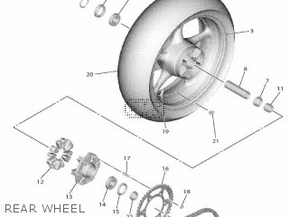 BN6253380098: Cast Wheel, Rear Yamaha - buy the BN6-25338-00-98 at CMSNL