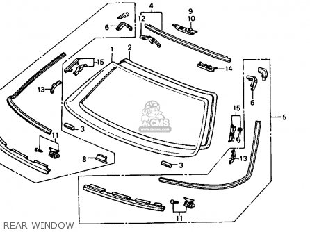 73262SM4902: Moulding Assy.,l. Honda - buy the 73262-SM4-902 at CMSNL