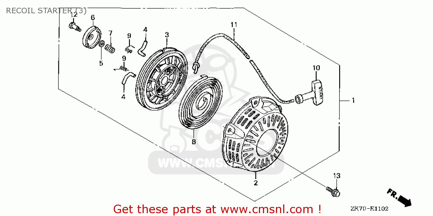 STARTER ASS*R280* for GX160\HX4\14ZK8403 - order at CMSNL