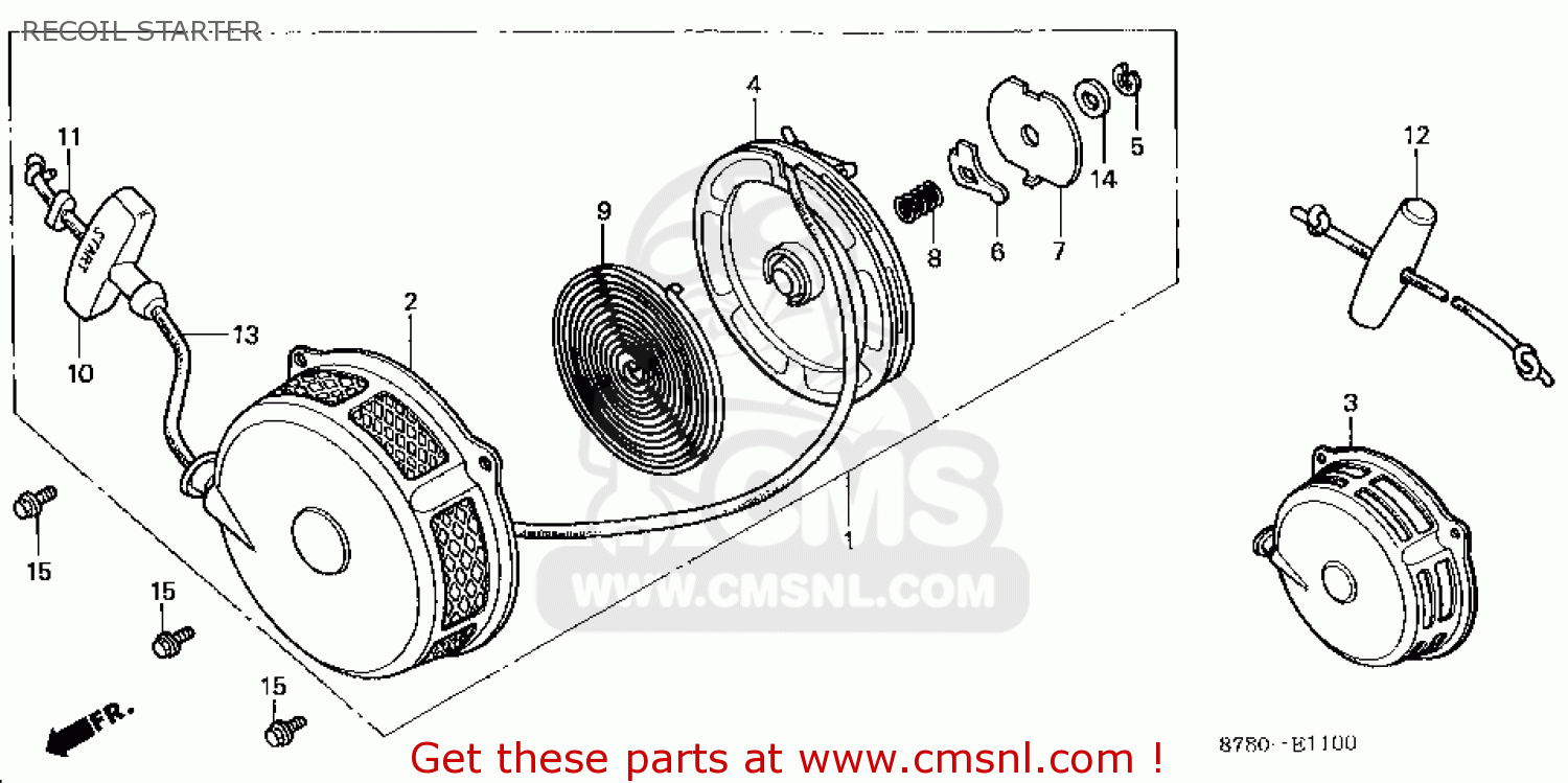 28400878004H Starter,recoil Honda buy the 28400878004H at CMSNL