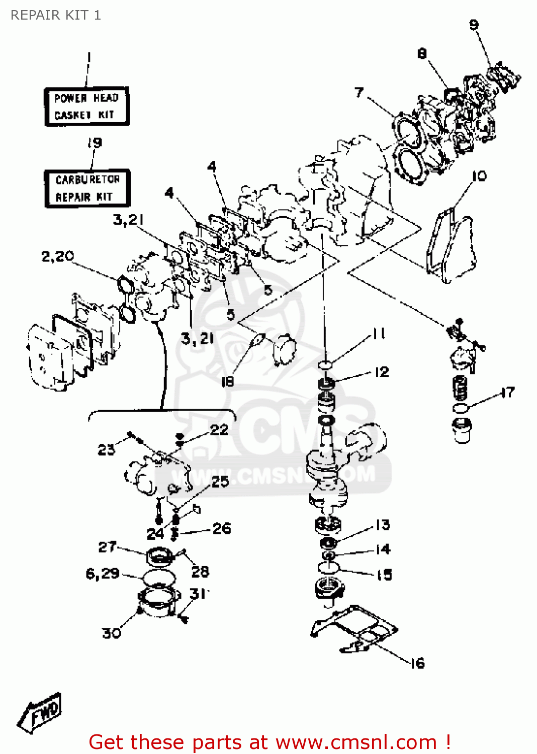 Yamaha GASKET, PLATE 6631448300 Yamaha GASKET, PLATE 6631448300
