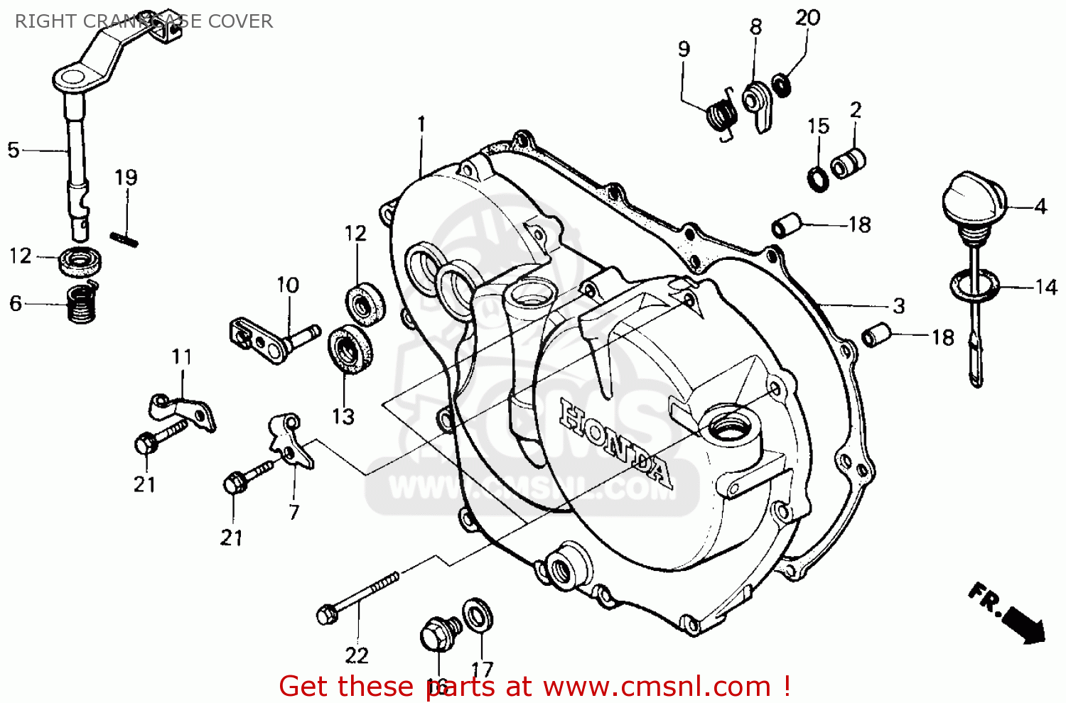 22810HB5000 Lever, Clutch Honda buy the 22810HB5000 at CMSNL