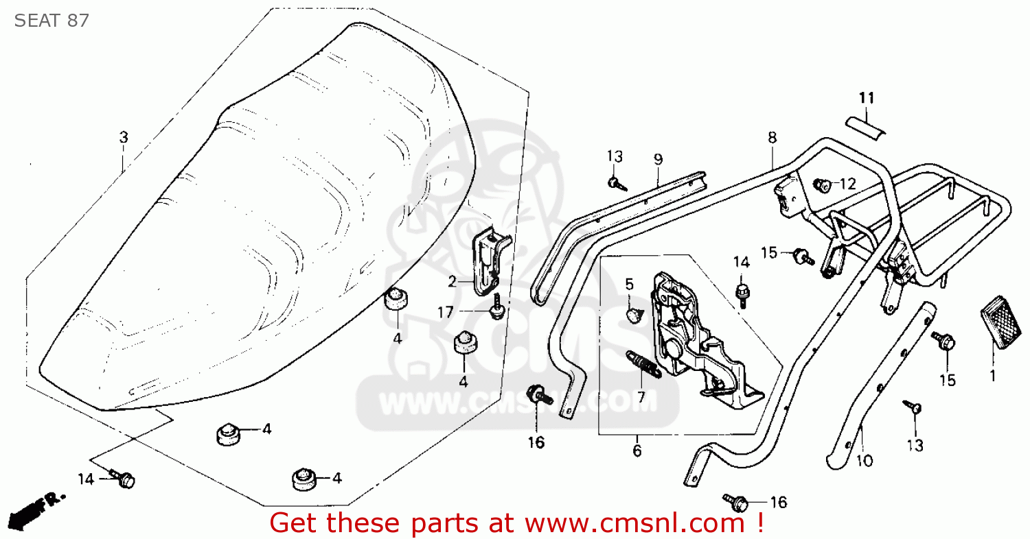 81200KV7670 Carrier, Luggage Honda buy the 81200KV7670 at CMSNL