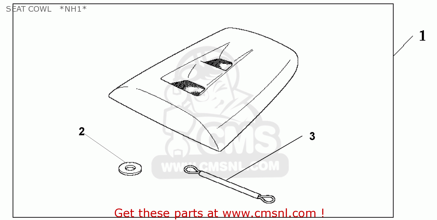 08F74MEL820 Seat Cowl *nh1* Honda buy the 08F74MEL820 at CMSNL