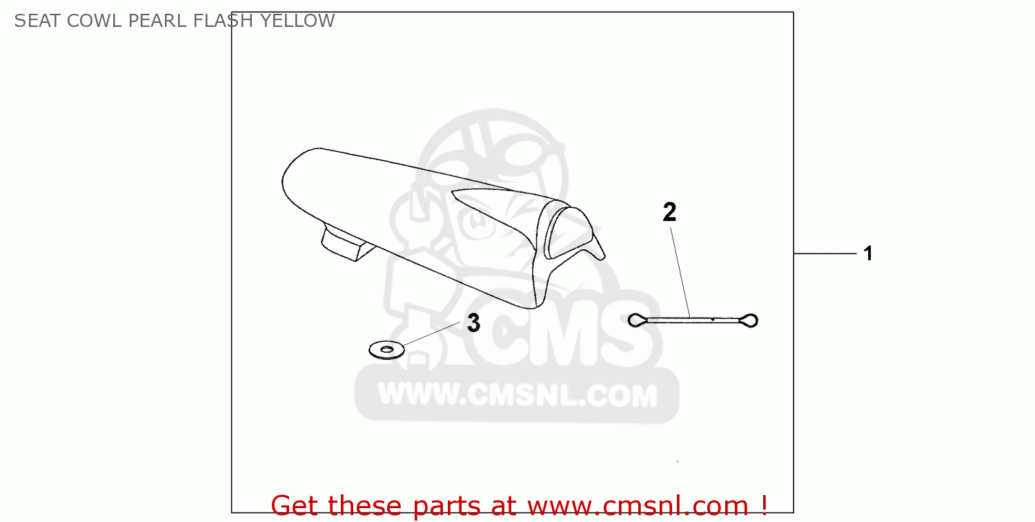 SEAT COWL PEARL FLASH for CBR600RR 2004 (4) KOREA order at CMSNL