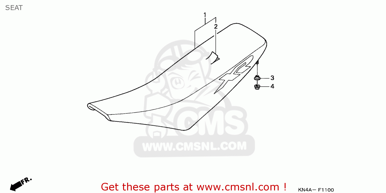 SEAT COMP. for XR100R 2003 (3) USA order at CMSNL