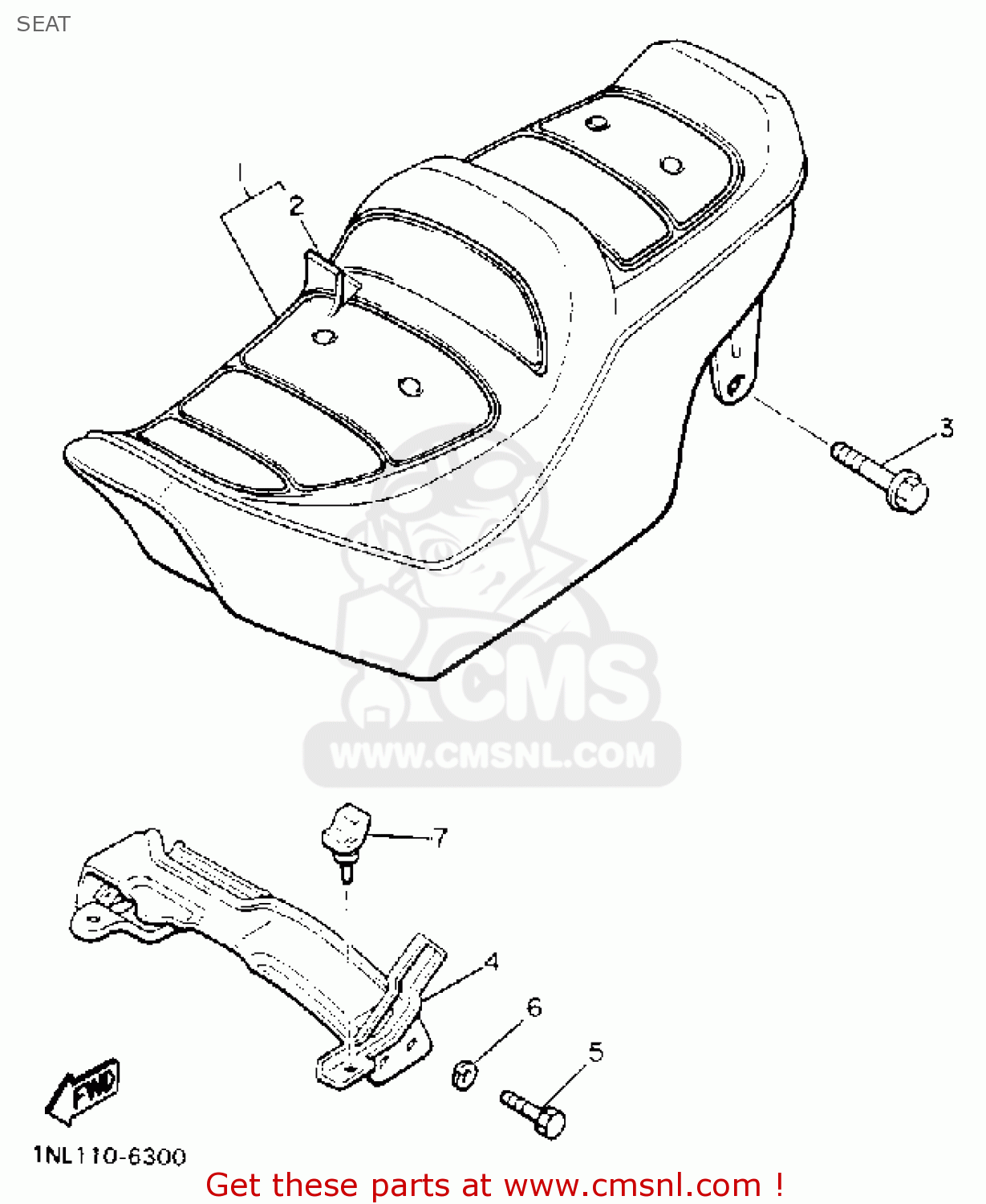 3JJ2473000 Double Seat Assy Yamaha buy the 3JJ247300000 at CMSNL