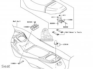 (53066-3707PK) SEAT-ASSY,BLACK/WHITE (53066-3707PK) SEAT-ASSY,BLACK/WHITE