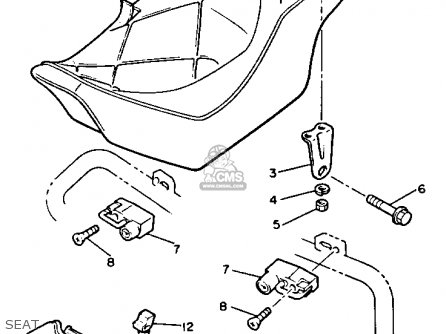 26HW247201: Double Seat Assy Yamaha - buy the 26H-W2472-01-00 at CMSNL