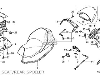 83550KVZ640: Damper Set,seat Honda - buy the 83550-KVZ-640 at CMSNL