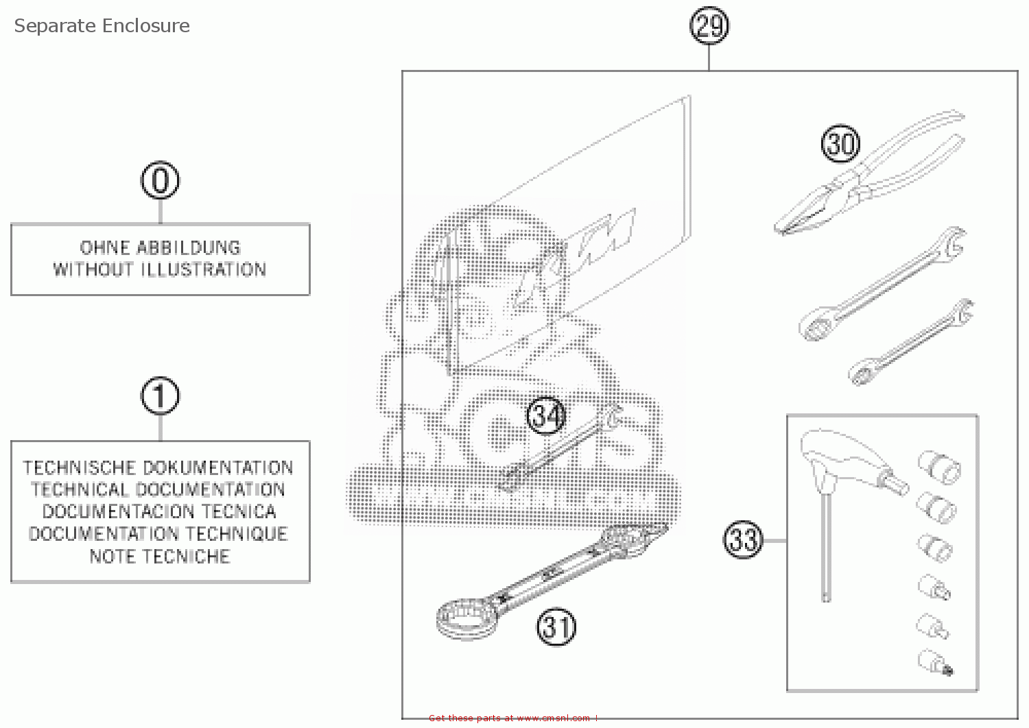SPARK PLUG SOCKET for 500 XCW USA 2014 order at CMSNL