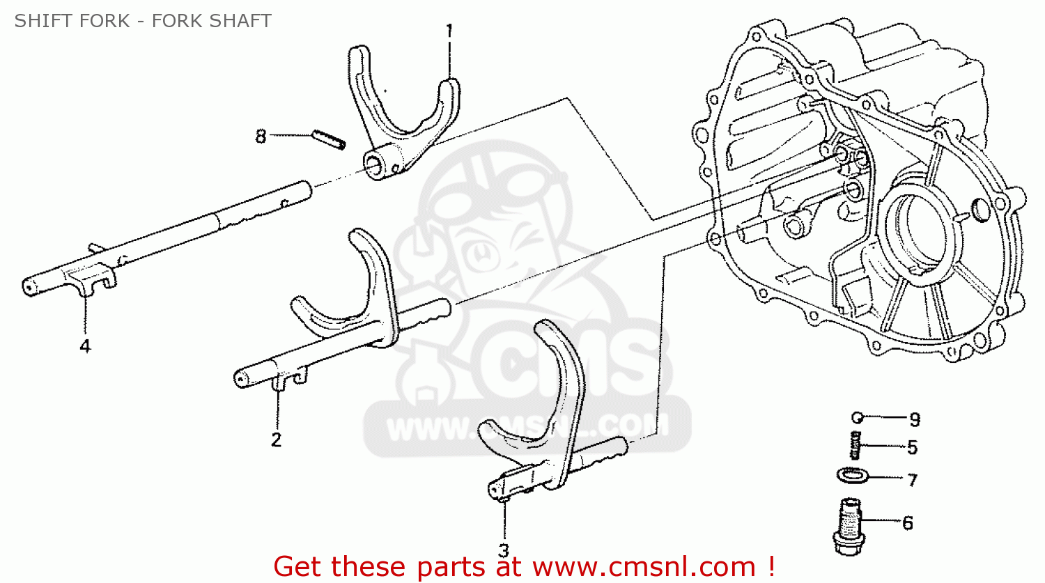 24211689000 Fork,top Shift Honda buy the 24211689000 at CMSNL