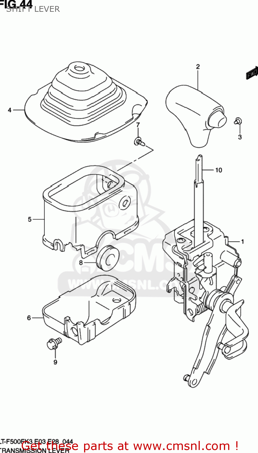 5783003GF0 Knob,shift Lever Suzuki buy the 5783003GF0 at CMSNL