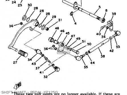 3X31810100: Shift Shaft Assy Yamaha - buy the 3X3-18101-00 at CMSNL