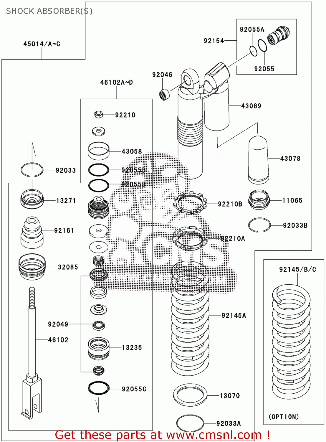 Kawasaki ROD 461020591 Kawasaki ROD 461020591