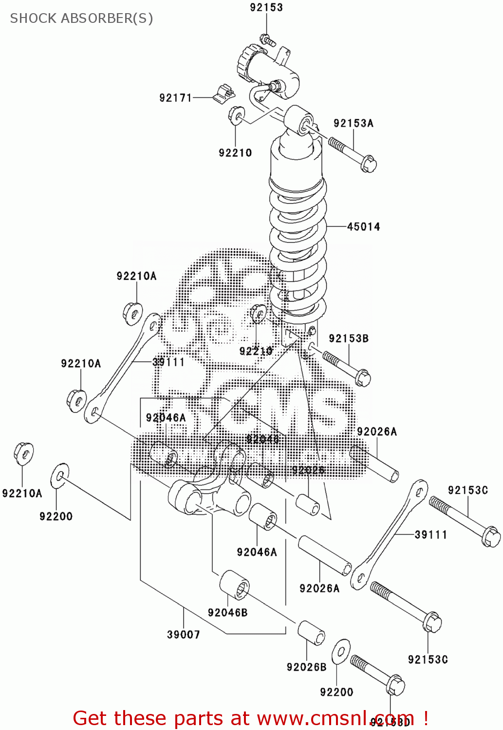 Kawasaki BOLT 92153S426 Kawasaki BOLT 92153S426
