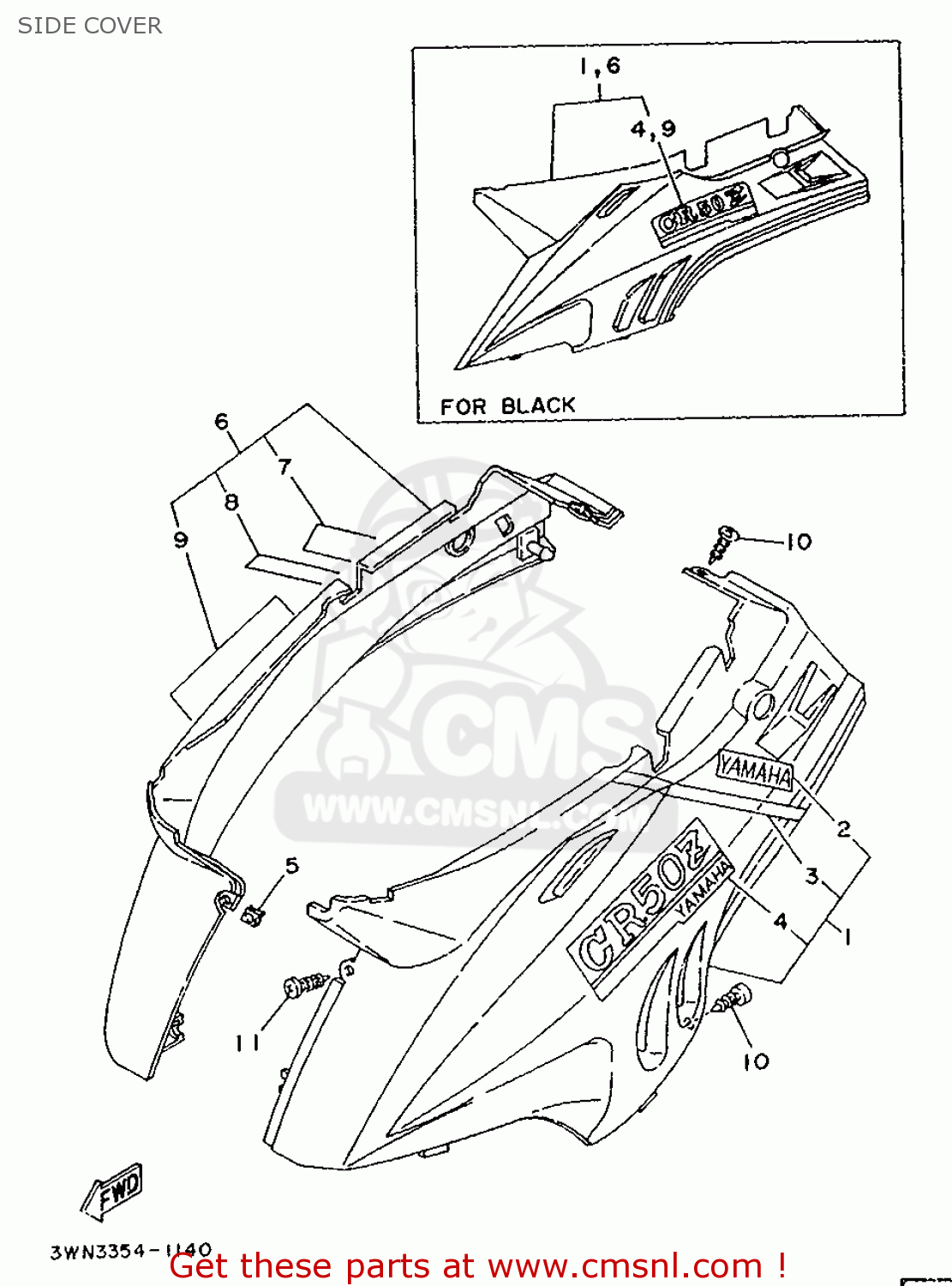 3WNF174G10: Graphic 3 Yamaha - buy the 3WN-F174G-10 at CMSNL