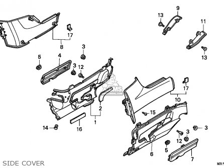 (83650MR5000ZB) COVER B,R*PB217M* (83650MR5000ZB) COVER B,R*PB217M*