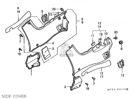 (83700MT3010ZD) COVER,L.SI*R170P* (83700MT3010ZD) COVER,L.SI*R170P*