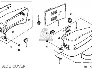 (83700-KR3-871ZF) COVER ASSY,*R201* (83700-KR3-871ZF) COVER ASSY,*R201*