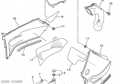 5KM2155700: Duct, Air Yamaha - buy the 5KM-21557-00 at CMSNL