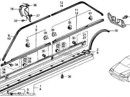 72910SH4901: Mldg Assy R Rr Dr Honda - buy the 72910-SH4-901 at CMSNL