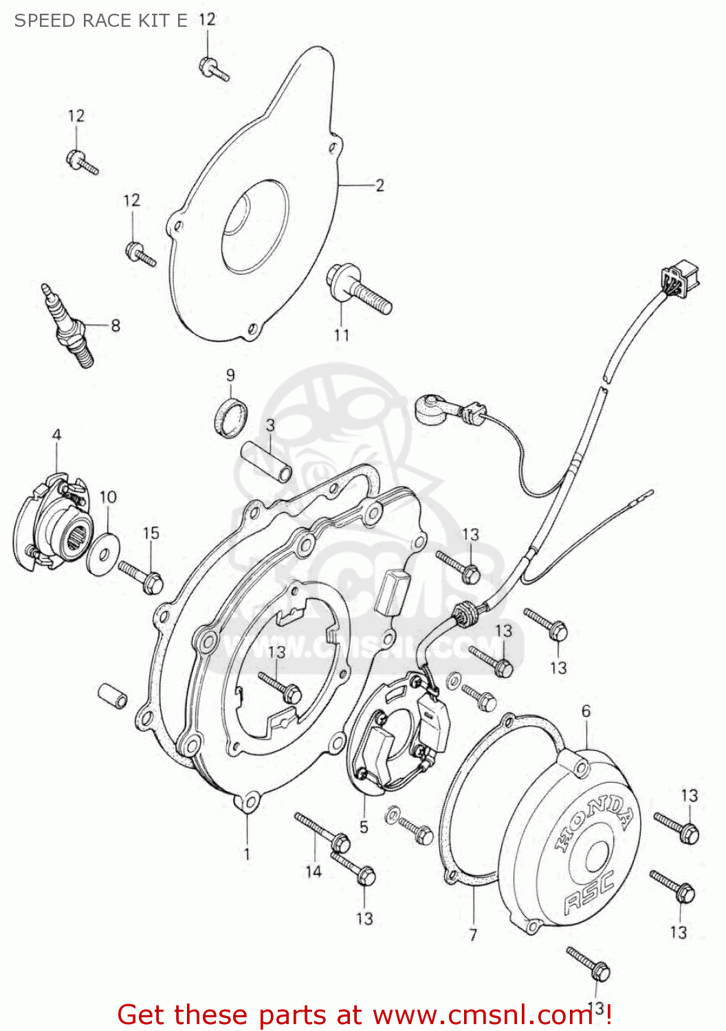 30300NA1900 Generator, Pulse Honda buy the 30300NA1900 at CMSNL