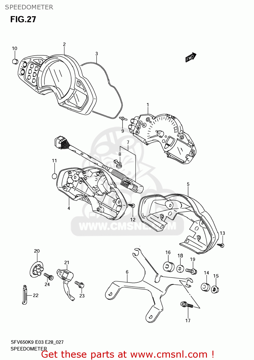 3417544H00: Wire,assy Suzuki - buy the 34175-44H00 at CMSNL