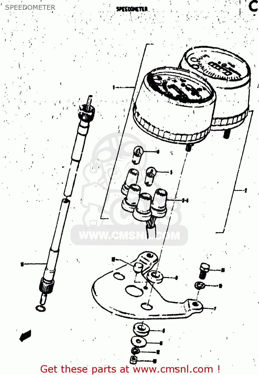 3417027690 Socket,meter Suzuki buy the 3417027690 at CMSNL