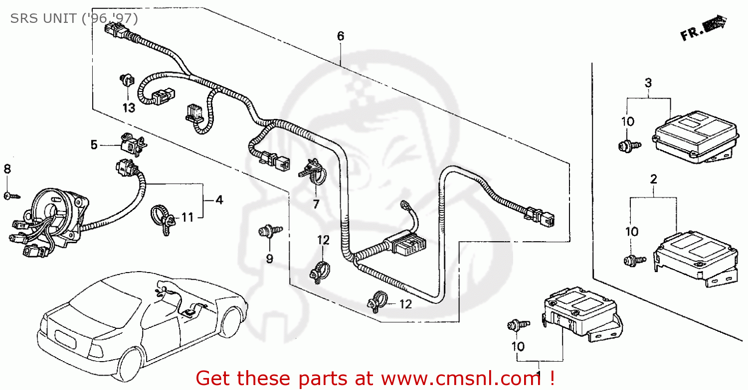 06772SV7A80: Kit,unit Srs Honda - buy the 06772-SV7-A80 at CMSNL