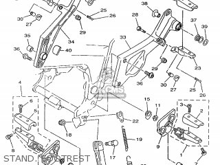 BRACKET, FOOTREST 1 BRACKET, FOOTREST 1
