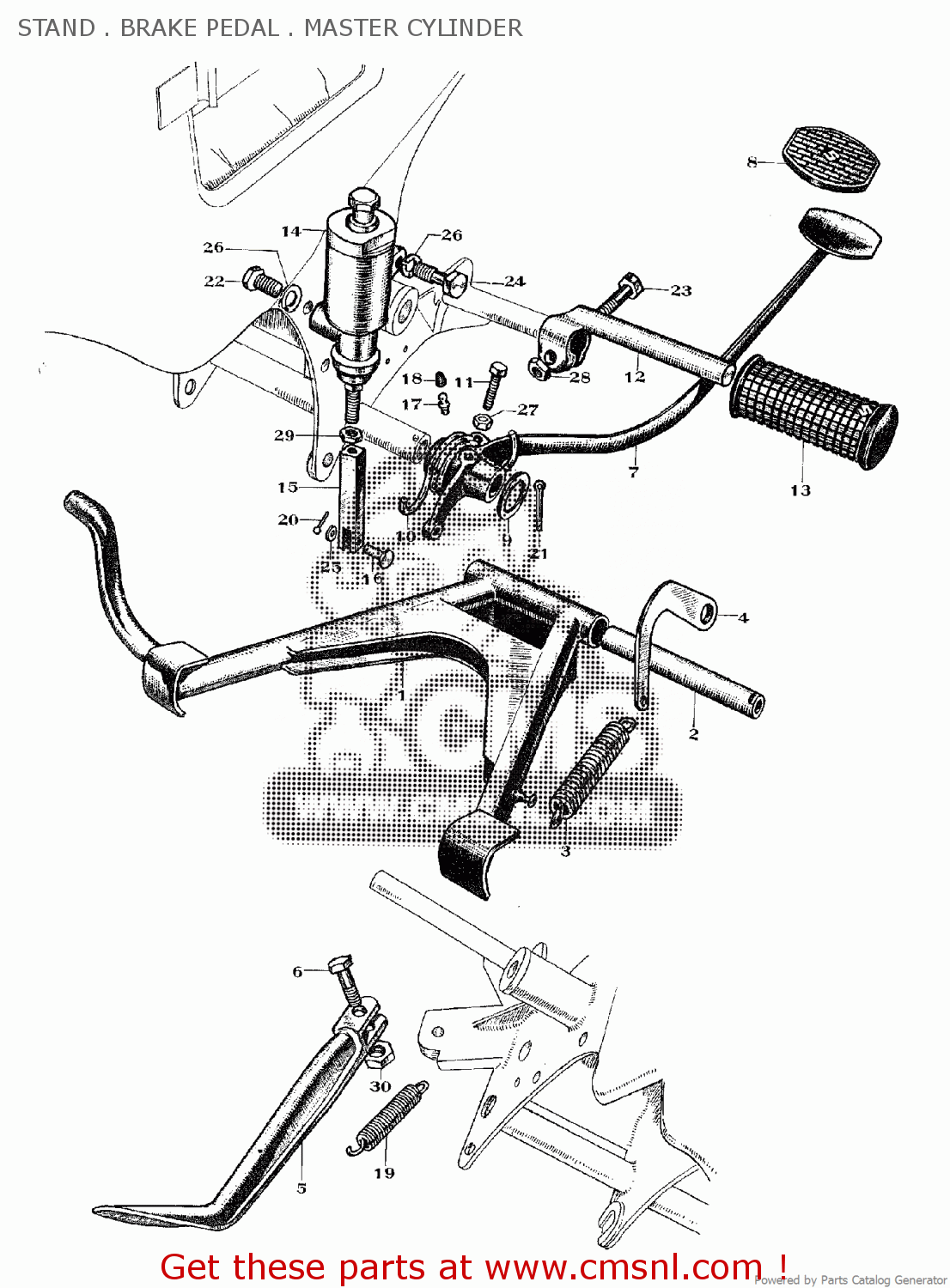 TA4374A: Push Rod Adjust Suzuki - buy the TA437-4A at CMSNL