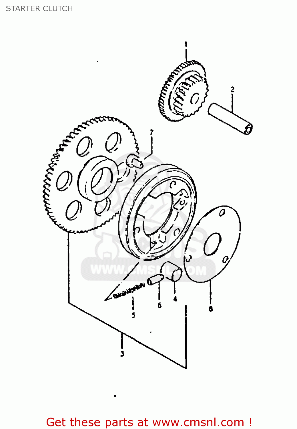 1260011850: Clutch Set,starter Suzuki - buy the 12600-11850 at CMSNL