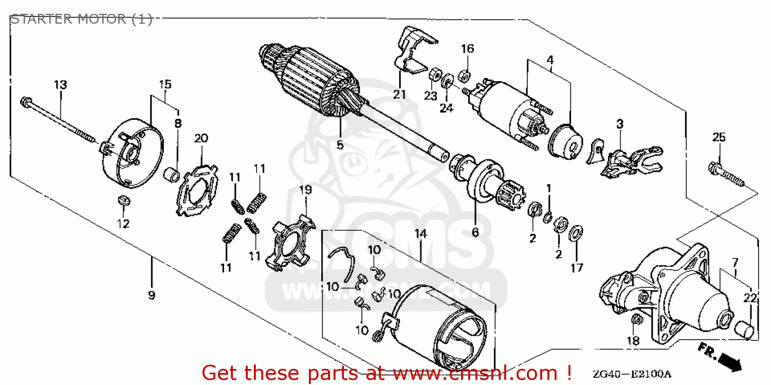 Honda OVER RUNNING CLUT 31207ZG4801 Honda OVER RUNNING CLUT 31207ZG4801