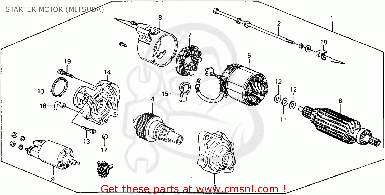 31207PC2016: Armature Assy Honda - buy the 31207-PC2-016 at CMSNL