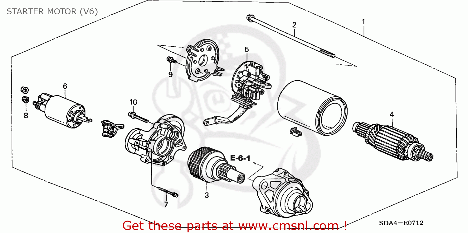 31200rcaa51: Motor Assy,starte Honda - Buy The 31200-rca-a51 At Cmsnl