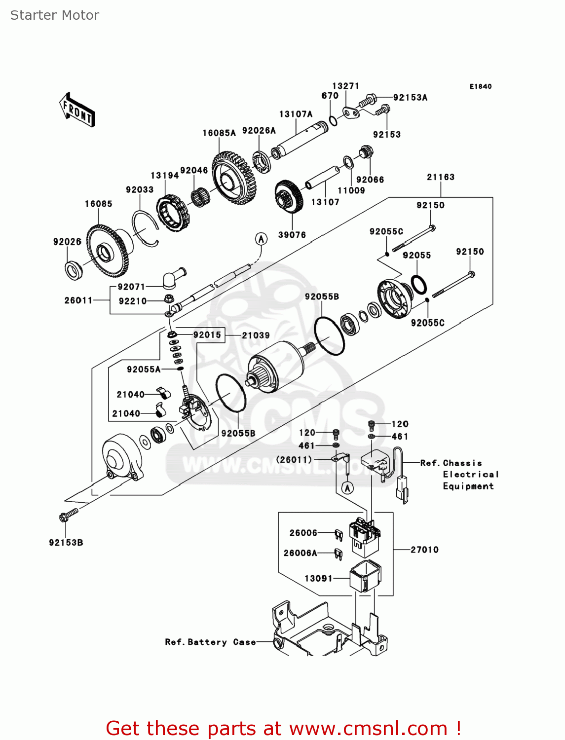 920260732: Spacer,rh Kawasaki - buy the 92026-0732 at CMSNL