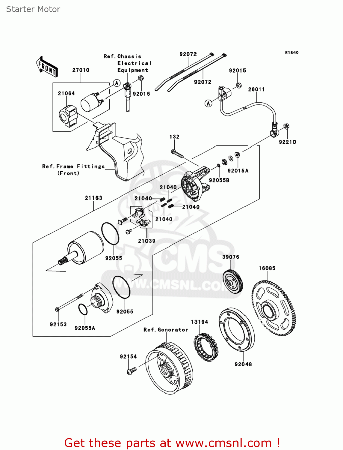 Kawasaki BOLT,TORX,8X20 921540421 Kawasaki BOLT,TORX,8X20 921540421