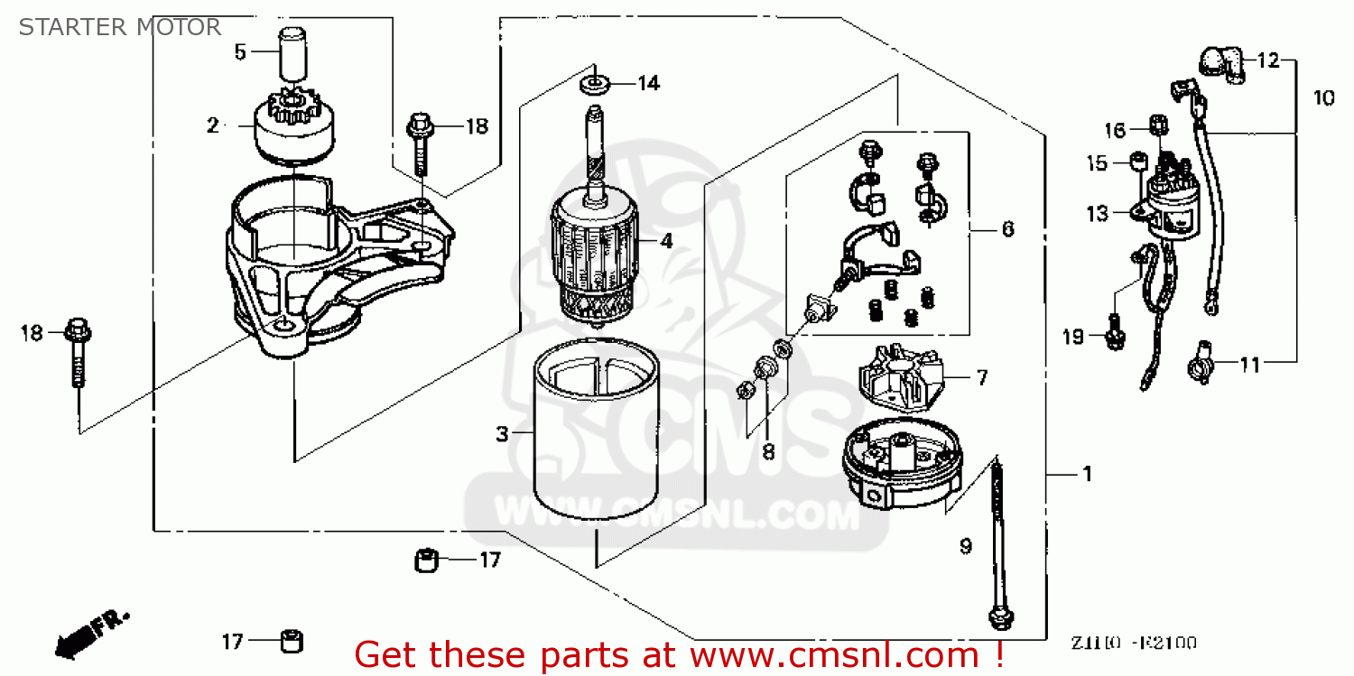 31217ZF5L31 Armature Comp Honda buy the 31217ZF5L31 at CMSNL