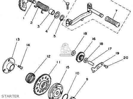 (1NT1560102) KICK SHAFT ASSY (1NT1560102) KICK SHAFT ASSY