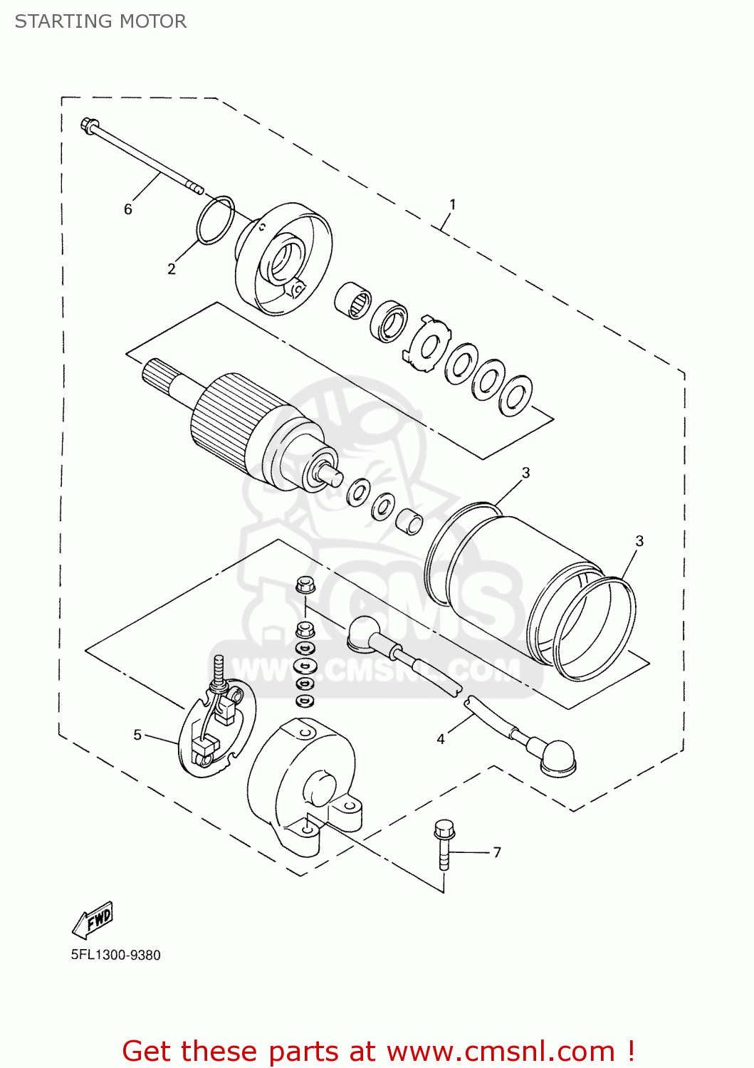 5FL8180000 Starting Motor Assy Yamaha buy the 5FL8180000 at CMSNL